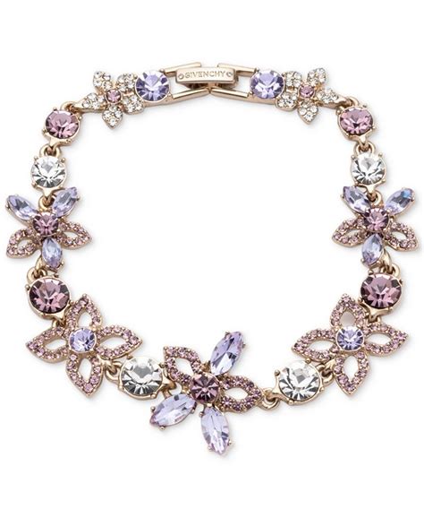 givenchy flower crystal bracelet|givenchy swarovski bracelet.